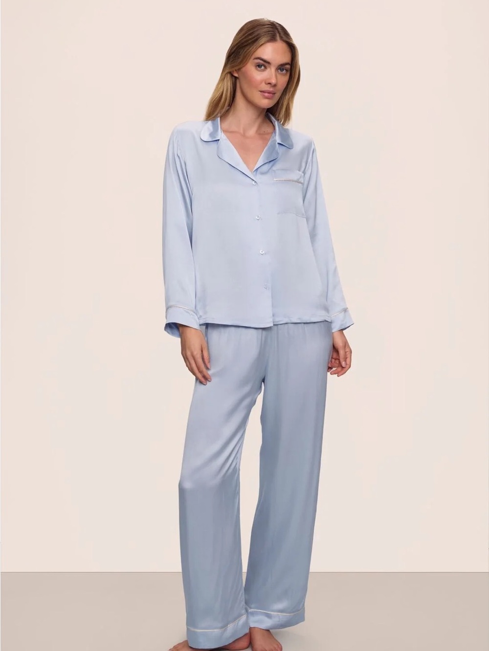 Eberjey Inez Washable Silk Long PJ Set